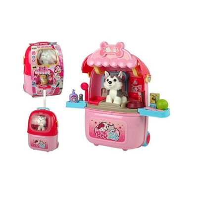 ست اسباب بازی مراقبت از سگ خانگی چمدانی Pet dog care set 2in1 -اسباب بازی